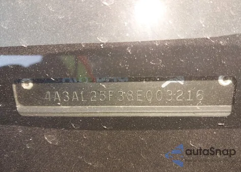 2008 Mitsubishi Eclipse Spyder Gs z USA, uszkodzony, nr VIN 4A3AL25F38E003216